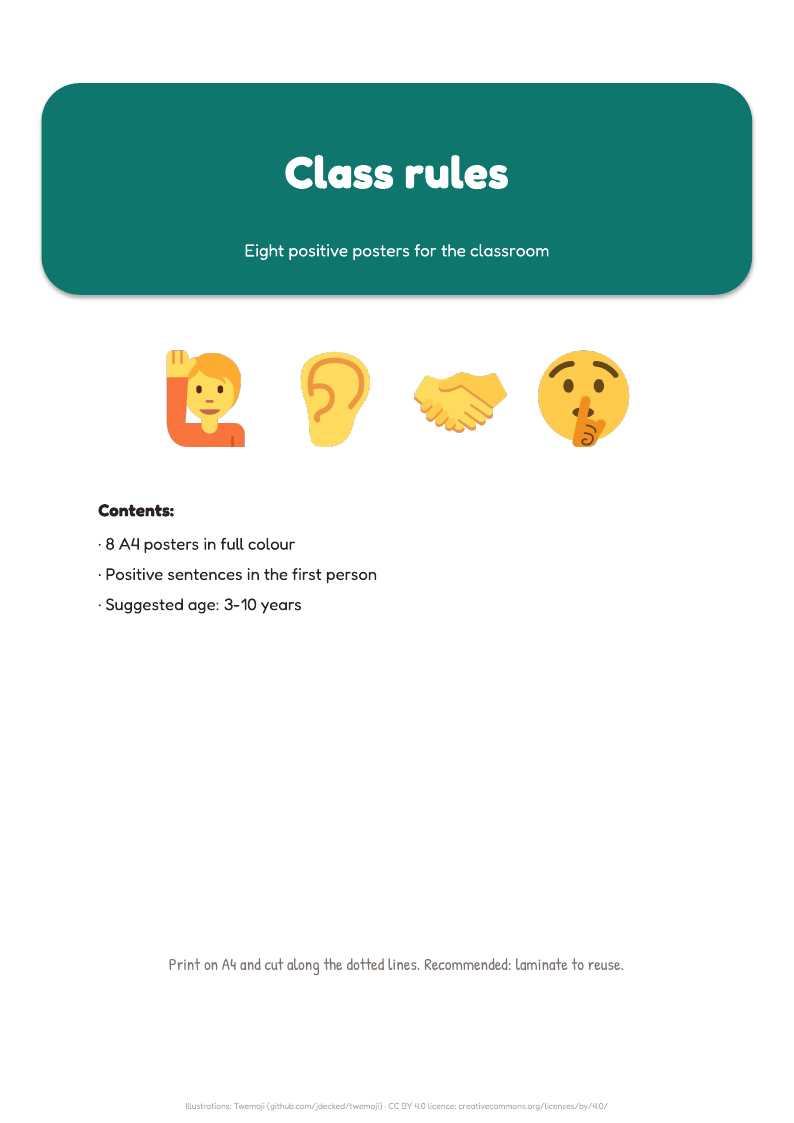 Cover of the pack Class rules
