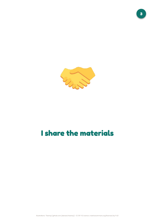 Page 5 of "Class rules": inside the printable material